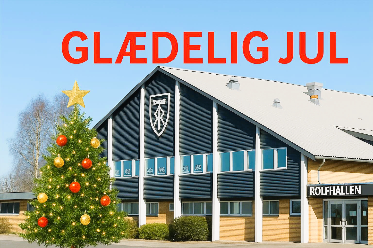 Rolfhallen ønsker alle sine brugere en rigtig glædelig jul 